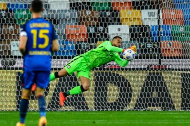 Udinese Calcio, Parma Calcio 'ya karşı 1913' teki Friuli-Dacia Arena Stadyumu 'nda oynanan Udinese Calcio maçında Andrade David Nicolas (Udinese calcio) kalecisi.