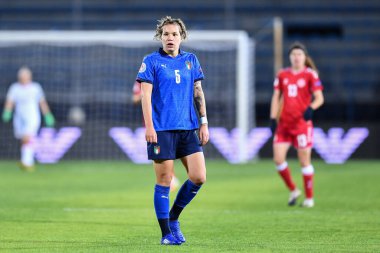 Elena Linari (İtalyanca) Euro 2022 elemelerinde - İtalya, Carlo Castellani Stadyumu 'nda Danimarka' ya karşı Danimarka - LM / Lisa Guglielmi
