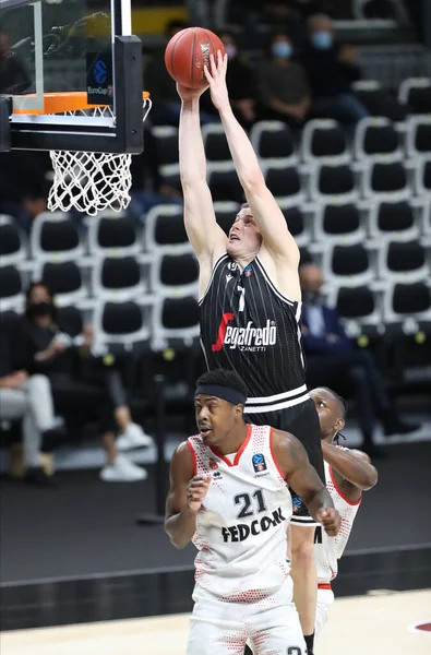 2020 Amar Alibegovic Virtus Segafredo Bologne Lors Match Eurocup Virtus — Photo