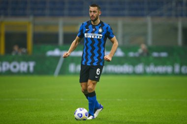 STefan de vrij (fc inter) FC Internazionale - Parma Calcio 1913 yılındaki Giuseppe Meazza San Siro Stadyumu 'nda 31 Ekim 2020 - LM / Luca Rossini