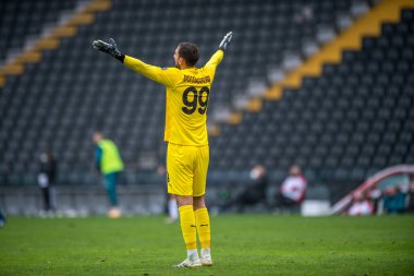 Gianluigi donnarumma (ac milan) İtalya 'nın Udine kentindeki Dacia Arena Friuli Stadyumu' nda Udinese 'ye karşı Milan' da 01 Kasım 2020 - LM / Alessio Marini