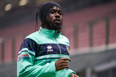 Gervinho (parma calcio) FC Internazionale ile Parma Calcio 1913 yılındaki Giuseppe Meazza San Siro Stadyumu maçından önce, 31 Ekim 2020 - LM / Luca Rossini