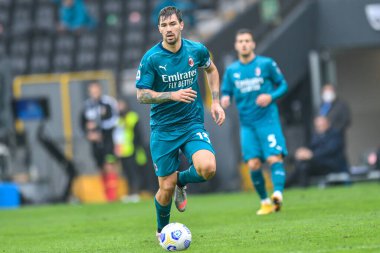 İtalya 'nın Udine kentindeki Dacia Arena Friuli Stadyumu' nda Udinese maçında (ac milan) alessio romagnoli (ac milan) - LM / Alessio Marini