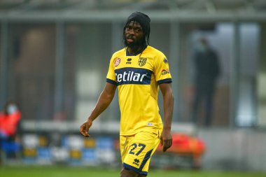 Gervinho (parma calcio) FC-Parma Calcio maçı sırasında 1913 Giuseppe Meazza San Siro Stadyumu 'nda, 31 Ekim 2020 - LM / Luca Rossini