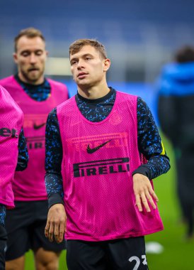 FC Internazionale takımından Nicolo Barella, FC Internazionale ile Parma Calcio arasındaki 31 Ekim 2020 - Fotoğraf: Fabrizio Carabelli / LM