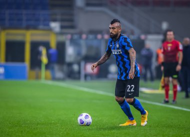 FC Internazionale takımından Arturo Vidal, FC Internazionale ile Parma Calcio arasındaki 31 Ekim 2020 - Fotoğraf: Fabrizio Carabelli / LM
