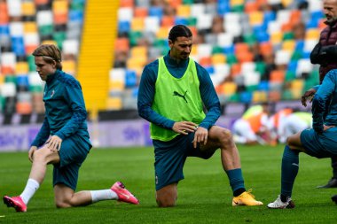 Zlatan İbrahimoviç (ac milan) Udinese-Milan maçında İtalya 'nın Udine kentindeki Dacia Arena Friuli Stadyumu' nda 01 Kasım 2020 - LM / Alessio Marini