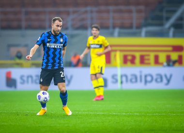 FC Internazionale takımından Christian Eriksen, FC Internazionale ile Parma Calcio arasındaki 31 Ekim 2020 - Fotoğraf: Fabrizio Carabelli / LM