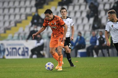 Juventus FC takımından fderico chiesa, Spezia Calcio ile Juventus FC maçında Cesena, İtalya 'da Dino Manuzzi, Kasım 01 2020 - LM / Matteo Papini