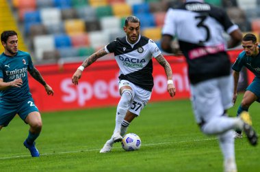 Roberto Pereyra (Udinese calcio) Udinese-Milan maçı sırasında İtalya 'nın Udine kentindeki Dacia Arena Friuli Stadyumu' nda, Kasım 01 2020 - LM / Alessio Marini