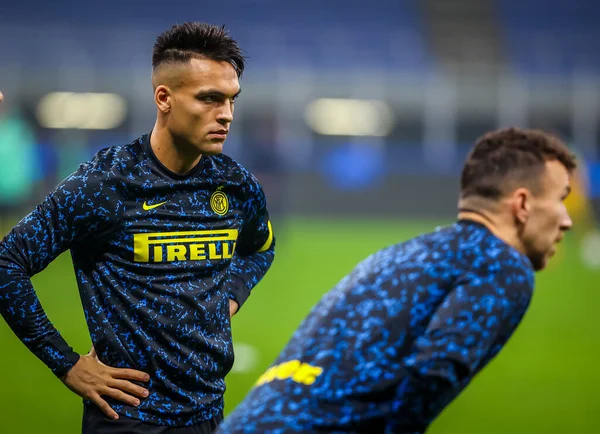 Lautaro Martnez Internazionale Během Zápasu Serie 2020 Mezi Internazionale Parma — Stock fotografie