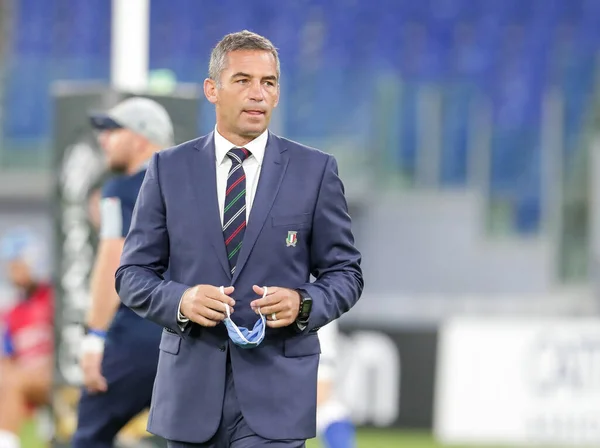 Franco Smith Italia Durante Italia Inglaterra Estadio Olímpico Roma Italia — Foto de Stock