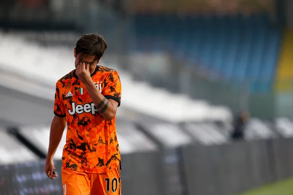 Paulo Dybala Juventus Nach Seiner Einwechslung Beim Spiel Spezia Calcio — Stockfoto