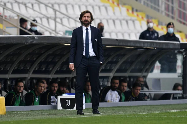 Andrea Pirlo Manager Juventus Spezia Calcio Juventus Orogel Stadium Dino — Foto de Stock