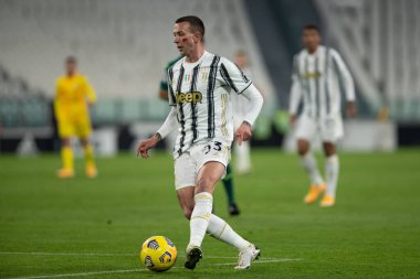 Juventus Fc 'den Federico Bernardeschi Juventus FC' ye karşı Cagliari Calcio - İtalyan futbol serisi A karşılaşması Torino, İtalya, 21 Kasım 2020 - Fotoğraf: LM / Alessio Morgese