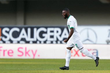 Jeremie Boga (US Sassuolo Calcio), Hellas Verona - İtalyan futbol takımı Serie A maçında gol attıktan sonra 22 Kasım 2020 - Fotoğraf: LM / Francesco Scaccianoce