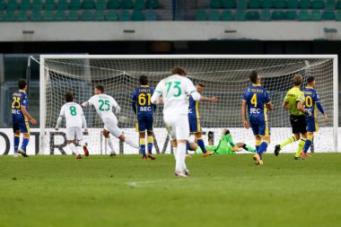 Domenico Berardi (US Sassuolo Calcio) Hellas Verona - İtalya Serie A maçı sırasında 22 Kasım 2020 - Fotoğraf: LM / Francesco Scaccianoce