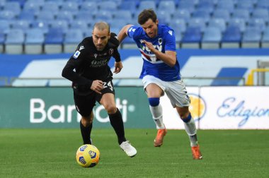Rodrigo Palacio (Bologna), BARTOSZ BERZYNSKI (Sampdoria vs Bologna) - İtalyan futbol takımı Serie A maç Genova, İtalya, 22 Kasım 2020 - Fotoğraf: LM / Danilo Vigo