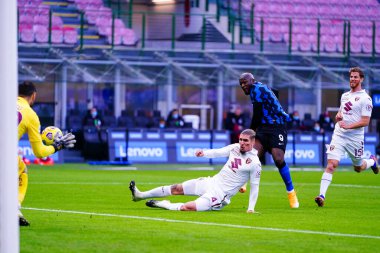 Romelu Lukaku (FC Inter) FC 'nin Torino FC' ye açtığı davada - İtalyan Serie A maçı Milan, İtalya 'da, 22 Kasım 2020 - Fotoğraf: LM / Luca Rossini