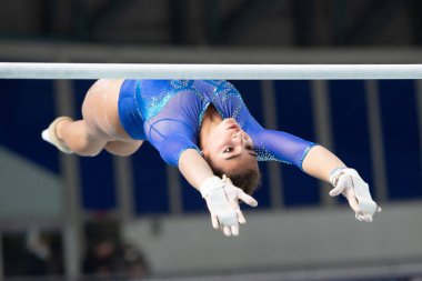 Manila Esposito (Ginnastica Civitavecchia) Artistik Jimnastik - İtalyan Serisi A Finale Six - Cumartesi - Jimnastik Napoli, İtalya, 21 Kasım 2020 - Fotoğraf: LM / Filippo Tomasi