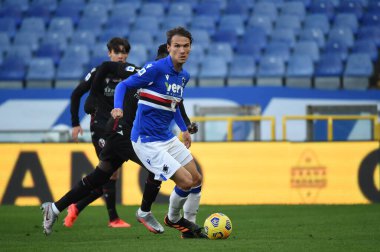 ALBIN EKDAL (Sampdoria), Musa Barrow (Bologna) Sampdoria vs Bologna - İtalyan futbol serisi A match in Genova, İtalya, 22 Kasım 2020 - Fotoğraf: LM / Danilo Vigo