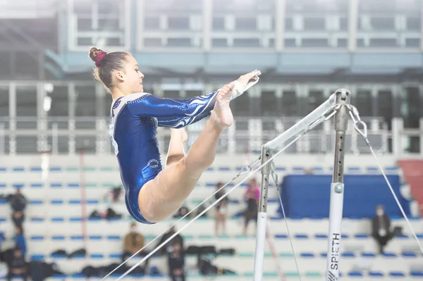 Vittoria Usoni Artistica Trieste Artistic Gymnastics Italian Serie Finale Six — стоковое фото