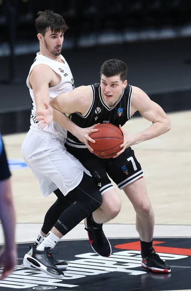 Amar Alibegovic Virtus Segafredo Bologna Durante Virtus Bologna Lietkabelis Campeonato — Foto de Stock