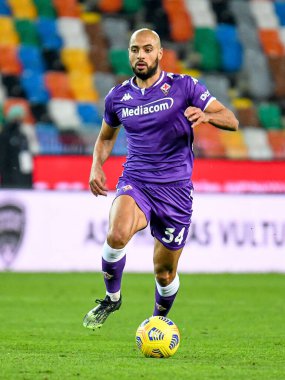 Sofya Amrabat (Fiorentina) Udinese Calcio - ACF Fiorentina maçında - İtalyan Coppa Italia maçı IN Udine, İtalya, 25 Kasım 2020 - Fotoğraf: LM / Ettore Griffoni