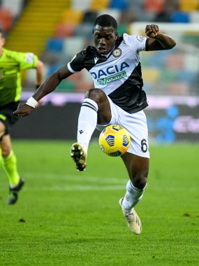 Jean-Victor Makengo (Udinese) Udinese Calcio 'ya karşı ACF Fiorentina - İtalyan Coppa Italia maçı IN Udine, İtalya, 25 Kasım 2020 - Fotoğraf: LM / Ettore Griffoni