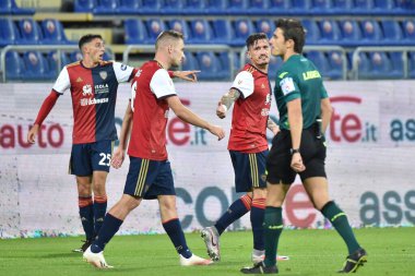 Cagliari Calcio 'dan Fabio Pisacane Cagliari Calcio, Hellas Verona' ya karşı - İtalyan Coppa Italia maçı IN Cagliari, İtalya, 25 Kasım 2020 - Fotoğraf: LM / Luigi Canu