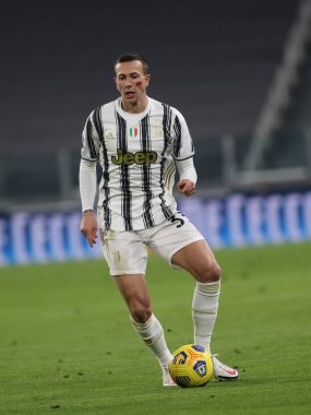 Juventus FC - Cagliari Calcio maçında 33 Federico Bernardeschi (JUVENTUS FC) - İtalya Serie A maçı Torino, İtalya, 21 Kasım 2020 - Fotoğraf: LM / Claudio Benedetto