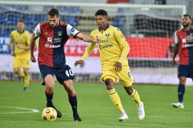 Hellas Verona 'dan Eddie Salcedo Cagliari Calcio ve Hellas Verona - İtalyan Coppa Italia maçı IN Cagliari, İtalya, 25 Kasım 2020 - Fotoğraf: LM / Luigi Canu