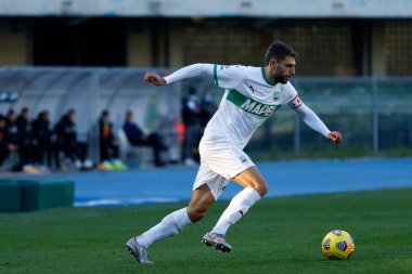Domenico Berardi (US Sassuolo Calcio) Hellas Verona - İtalya Serie A karşılaşması sırasında 22 Kasım 2020 - Fotoğraf: LM / Francesco Scaccianoce