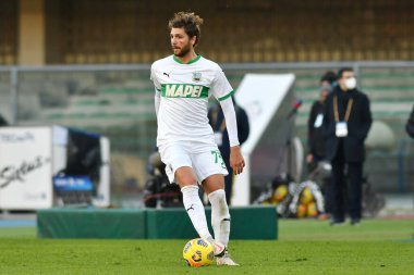 Manuel Locatelli (Sassuolo) Hellas Verona ve Sassuolo Calcio - İtalyan futbol takımı Serie A maçı Verona, İtalya, 22 Kasım 2020 - Kredi: LM / Alessio Tarpini