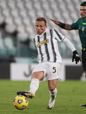 5 Melo Arthur (JUVENTUS FC) Juventus FC-Cagliari Calcio - İtalyan futbol serisi A karşılaşması Torino, İtalya, 21 Kasım 2020 - Fotoğraf: LM / Claudio Benedetto