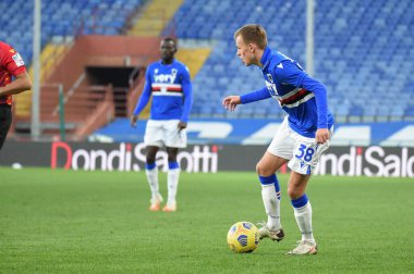 MIKEL DAMSGAARD (Sampdoria vs Bologna) Sampdoria - İtalya Serie A karşılaşması Genova, İtalya 'da 22 Kasım 2020 - Fotoğraf: LM / Danilo Vigo