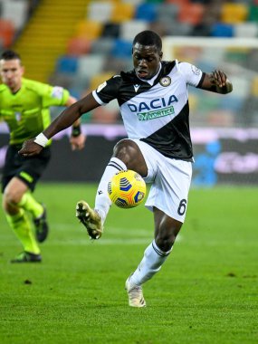 Jean-Victor Makengo (Udinese) Udinese Calcio 'ya karşı ACF Fiorentina - İtalyan Coppa Italia maçı IN Udine, İtalya, 25 Kasım 2020 - Fotoğraf: LM / Ettore Griffoni
