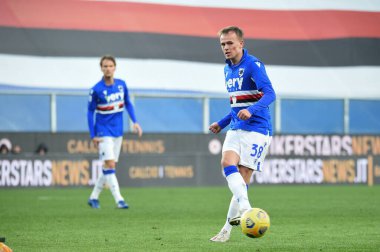 MIKEL DAMSGAARD (Sampdoria vs Bologna) Sampdoria - İtalya Serie A karşılaşması Genova, İtalya 'da 22 Kasım 2020 - Fotoğraf: LM / Danilo Vigo