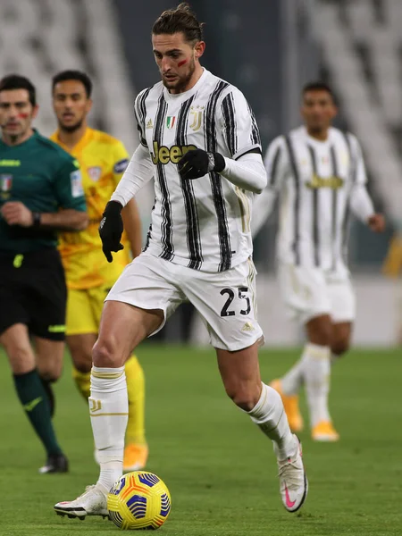 Adrien Rabiot Juventus Durante Juventus Cagliari Calcio Partita Serie Torino — Foto Stock