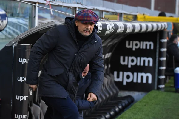 Sinisa Mihajlovic Μπολόνια Βασικός Προπονητής Κατά Διάρκεια Του Αγώνα Sampdoria — Φωτογραφία Αρχείου