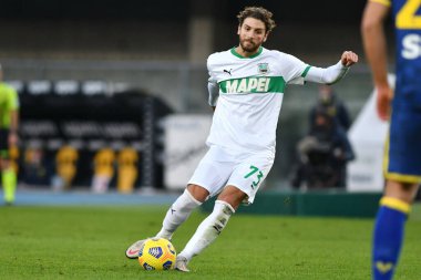 Manuel Locatelli (Sassuolo), Hellas Verona - Sassuolo Calcio - İtalyan futbolcu Serie A maçında 22 Kasım 2020 - Kredi: LM / Alessio Tarpini