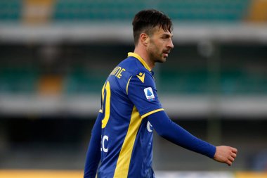 Samuel Di Carmine (Hellas Verona FC) Hellas Verona - İtalyan futbol takımı Serie A maçı Verona, İtalya, 22 Kasım 2020 - Kredi: LM / Francesco Scaccianoce