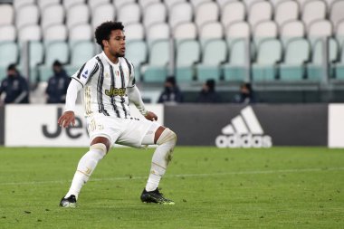 14 Weston McKennie (JUVENTUS FC) Juventus FC - Cagliari Calcio - İtalya Futbol Serisi A maçı Torino, İtalya, 21 Kasım 2020 - Fotoğraf: LM / Claudio Benedetto