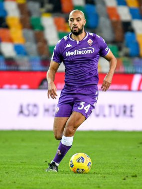 Sofya Amrabat (Fiorentina) Udinese Calcio - ACF Fiorentina maçında - İtalyan Coppa Italia maçı IN Udine, İtalya, 25 Kasım 2020 - Fotoğraf: LM / Ettore Griffoni