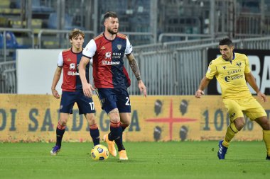 Cagliari Calcio 'dan Alberto Cerri Cagliari Calcio' ya karşı Hellas Verona - İtalyan Coppa Italia maçı IN Cagliari, İtalya, 25 Kasım 2020 - Fotoğraf: LM / Luigi Canu