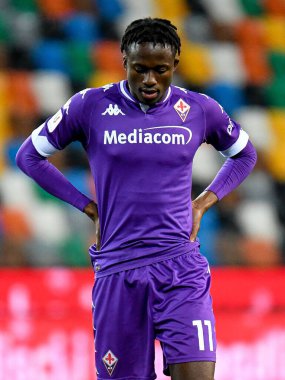 Christian Kouame (Fiorentina) Udinese Calcio - ACF Fiorentina maçında - İtalyan Coppa Italia maçı IN Udine, İtalya, 25 Kasım 2020 - Fotoğraf: LM / Ettore Griffoni
