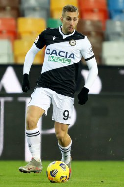 Udinese Gerard Deulofeu, Udinese Calcio ile AC Fiorentina arasındaki İtalyan Coppa Italia futbol karşılaşmasında 25 Kasım 2020 'de Udine' deki Dacia Arena Stadyumu 'nda maç yapıyordu. Fotoğraf Gabriele Menis / LM 