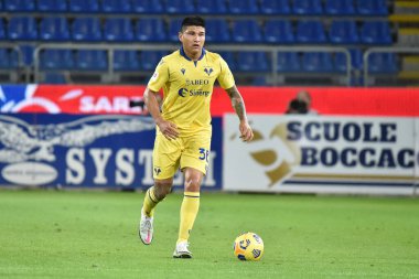 Cagliari Calcio ve Hellas Verona maçında Hellas Verona 'dan Bruno Amione - İtalyan Coppa Italia maçı IN Cagliari, İtalya, 25 Kasım 2020 - Fotoğraf: LM / Luigi Canu