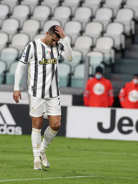 크리스티아누 호날두 Juventus 이탈리아 토리노에서 이탈리아 세리에 2020 크레디트 Claudio — 스톡 사진
