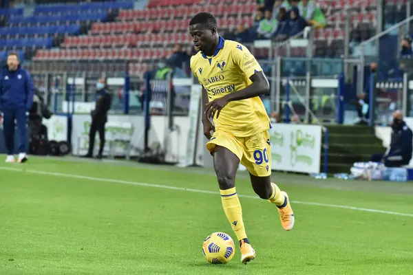 Ebrima Colley Hellas Verona Durante Cagliari Calcio Hellas Verona Partido — Foto de Stock